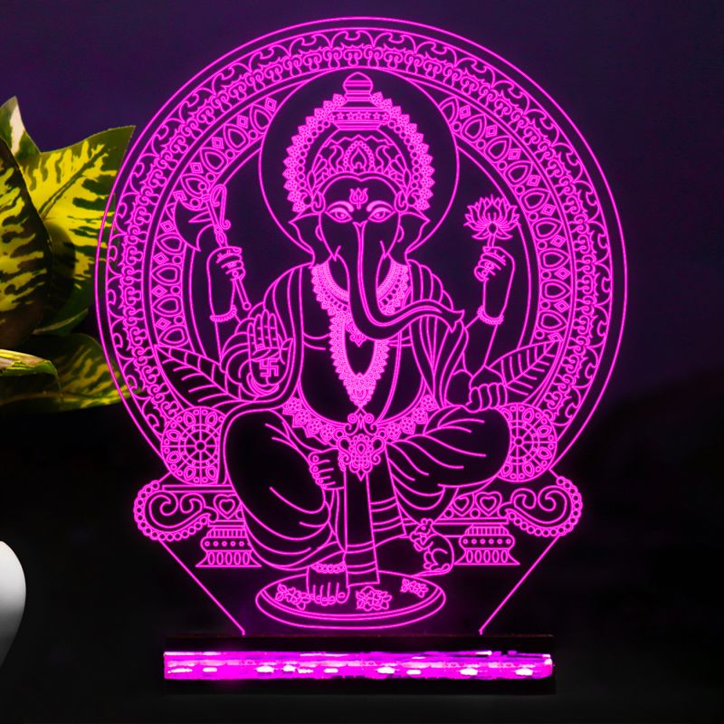 Lord Ganeshi Ji Design Night Lamp