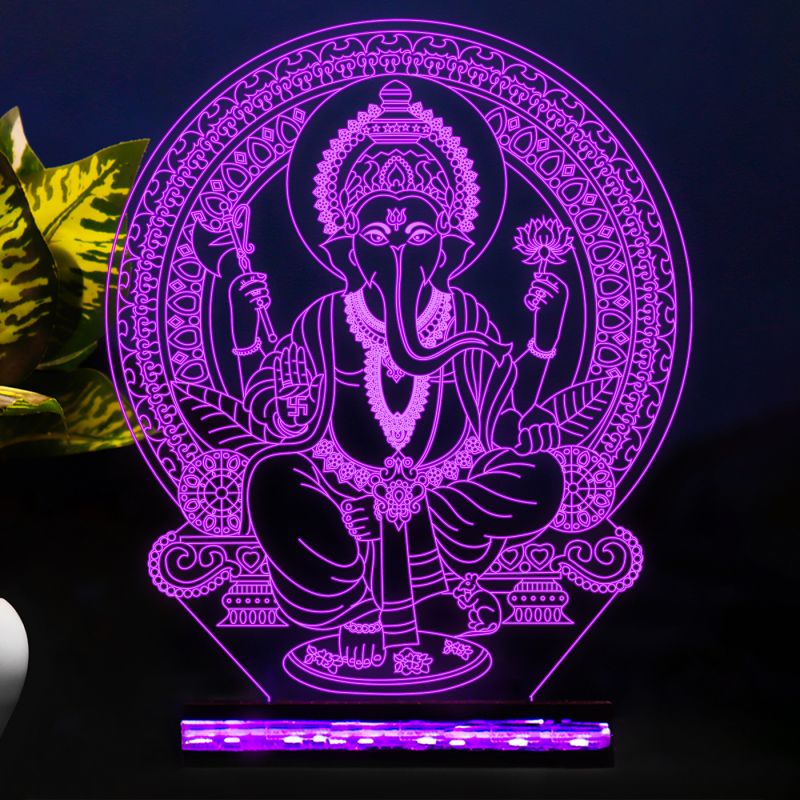 Lord Ganeshi Ji Design Night Lamp