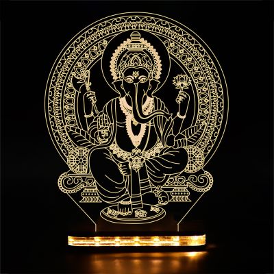 Lord Ganeshi Ji Design Night Lamp