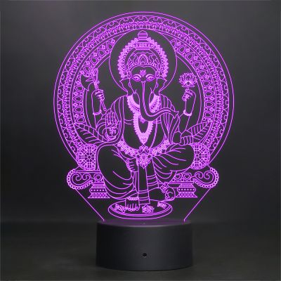 Lord Ganeshi Ji Design Night Lamp