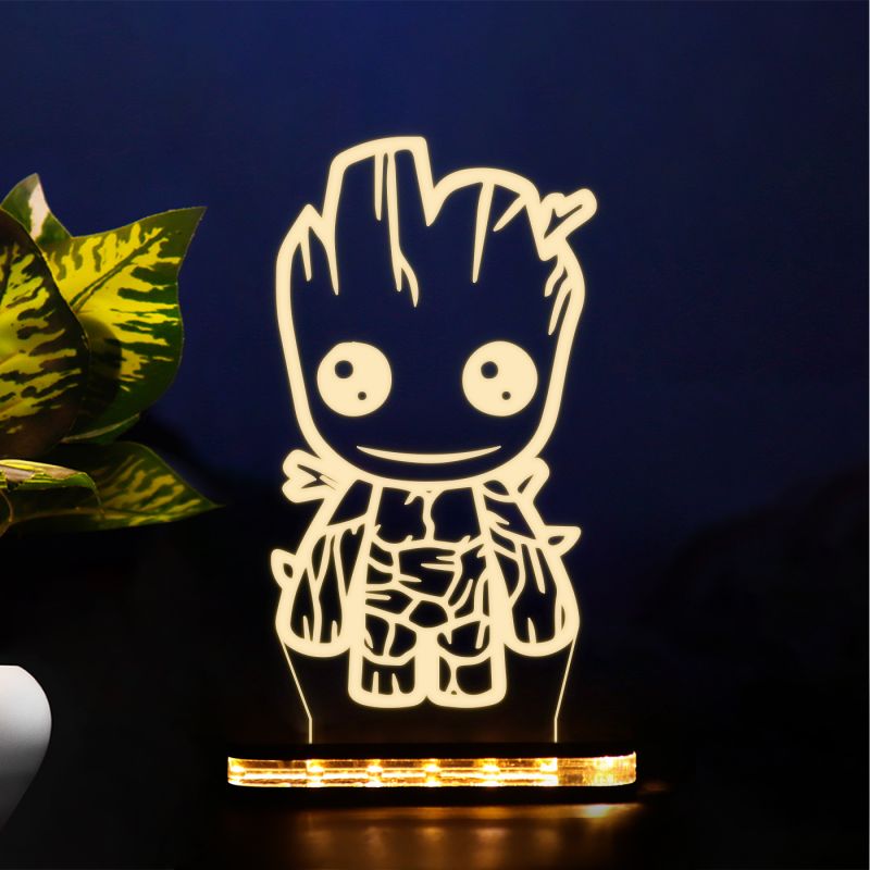 Baby Groot Character Design Night Lamp