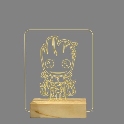 Baby Groot Character Design Night Lamp