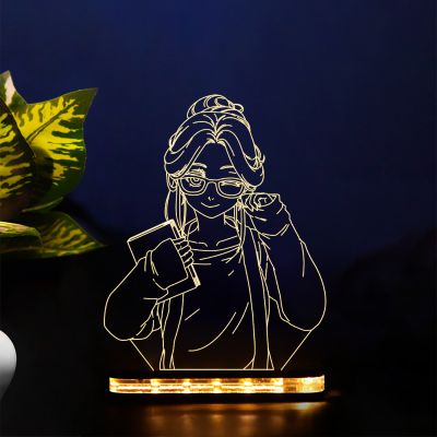 Anime Girl Character Design Night Lamp