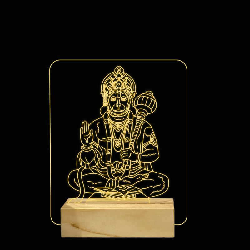 Lord Hanuman Ji Design Night Lamp