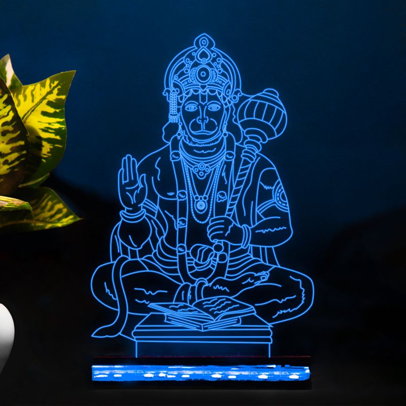 Lord Hanuman Ji Design Night Lamp