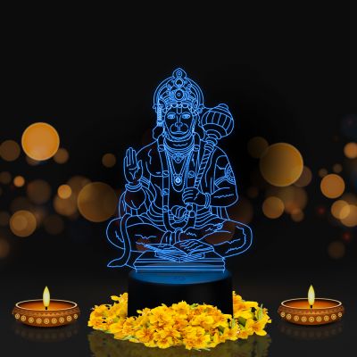 Lord Hanuman Ji Design Night Lamp