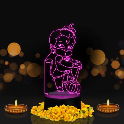 Bal Hanuman Ji Design Night Lamp