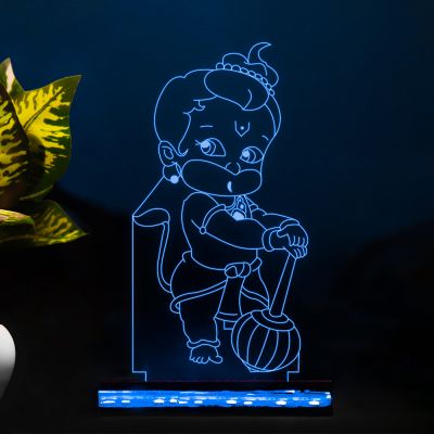 Bal Hanuman Ji Design Night Lamp