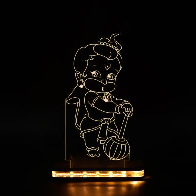 Bal Hanuman Ji Design Night Lamp