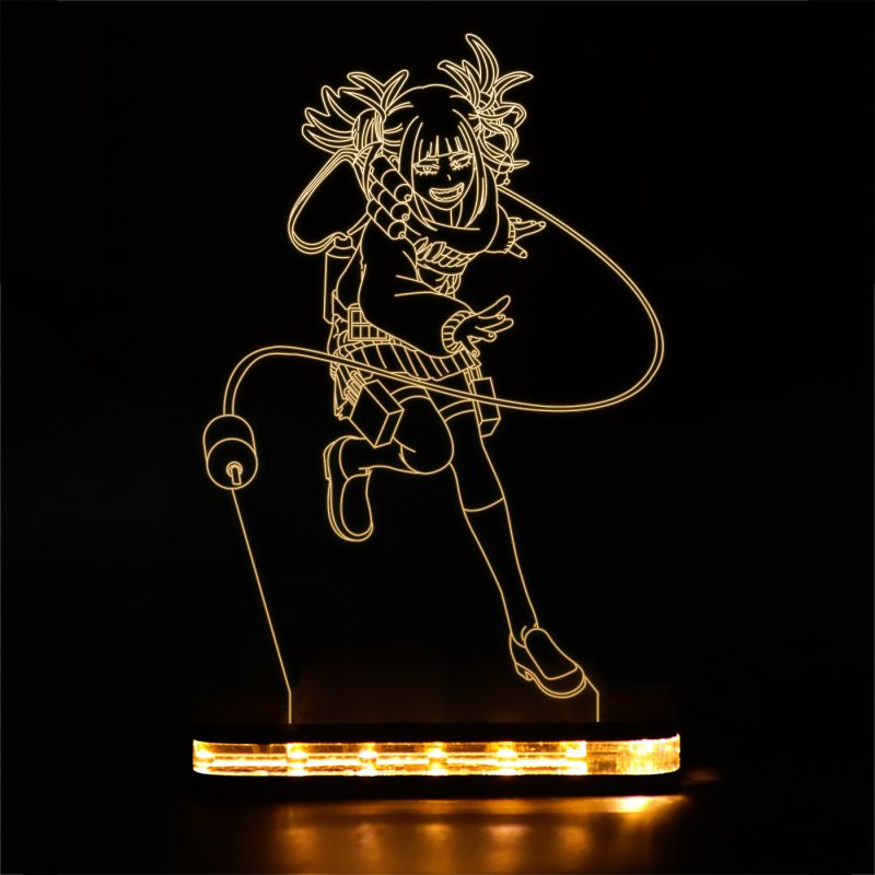 Himiko Toga Anime Character Design Night Lamp