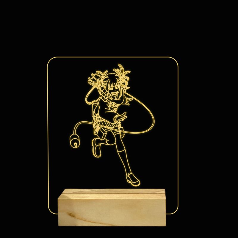 Himiko Toga Anime Character Design Night Lamp