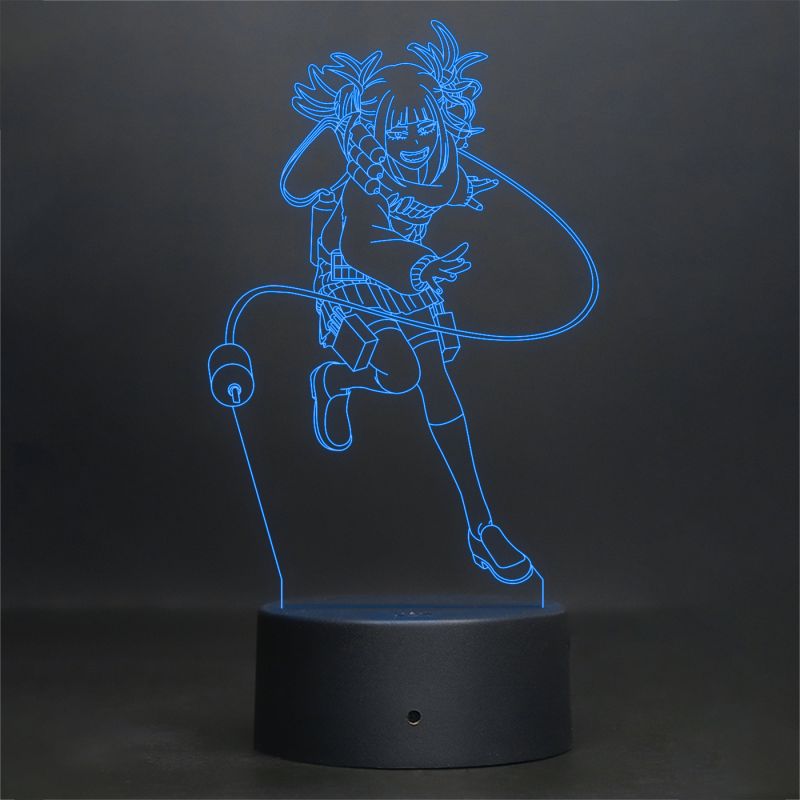 Himiko Toga Anime Character Design Night Lamp