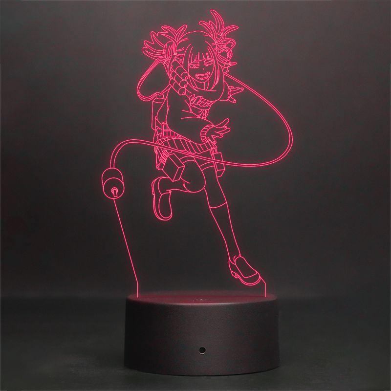 Himiko Toga Anime Character Design Night Lamp