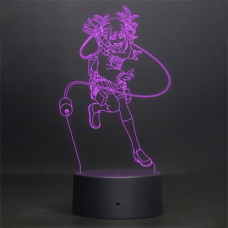 Himiko Toga Anime Character Design Night Lamp