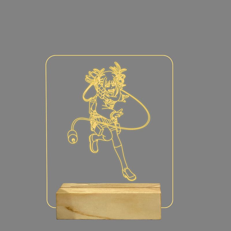 Himiko Toga Anime Character Design Night Lamp