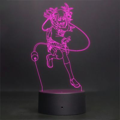 Himiko Toga Anime Character Design Night Lamp