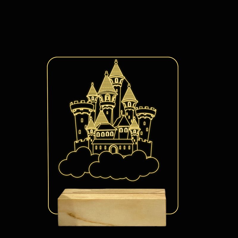 Castle On Clouds Design Night Lamp