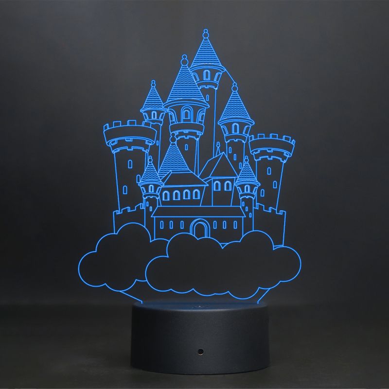 Castle On Clouds Design Night Lamp