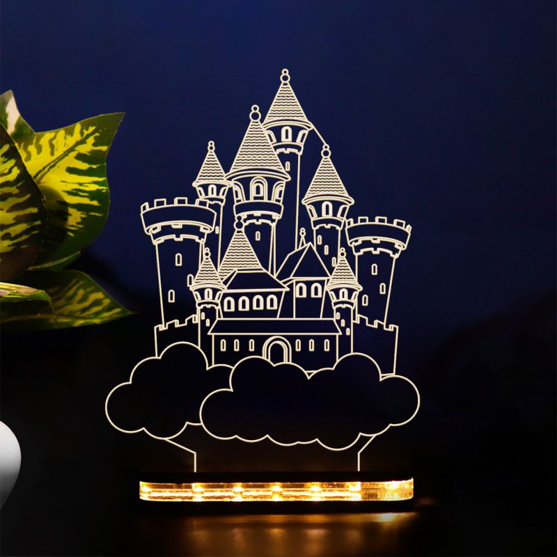 Castle On Clouds Design Night Lamp