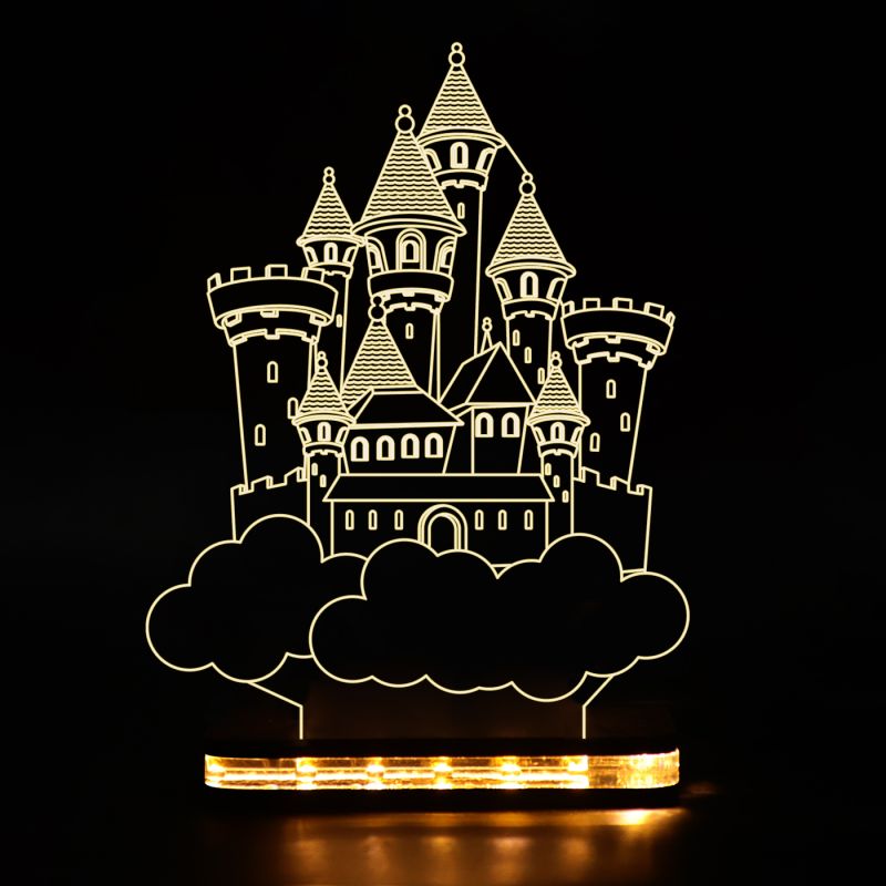 Castle On Clouds Design Night Lamp