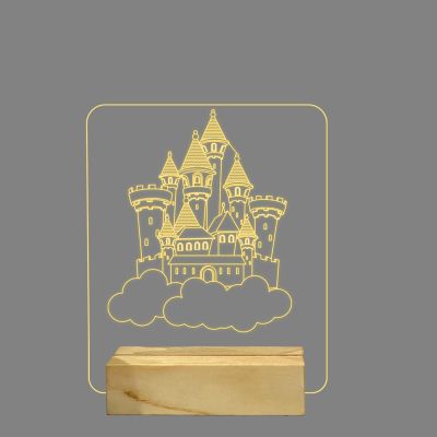 Castle On Clouds Design Night Lamp