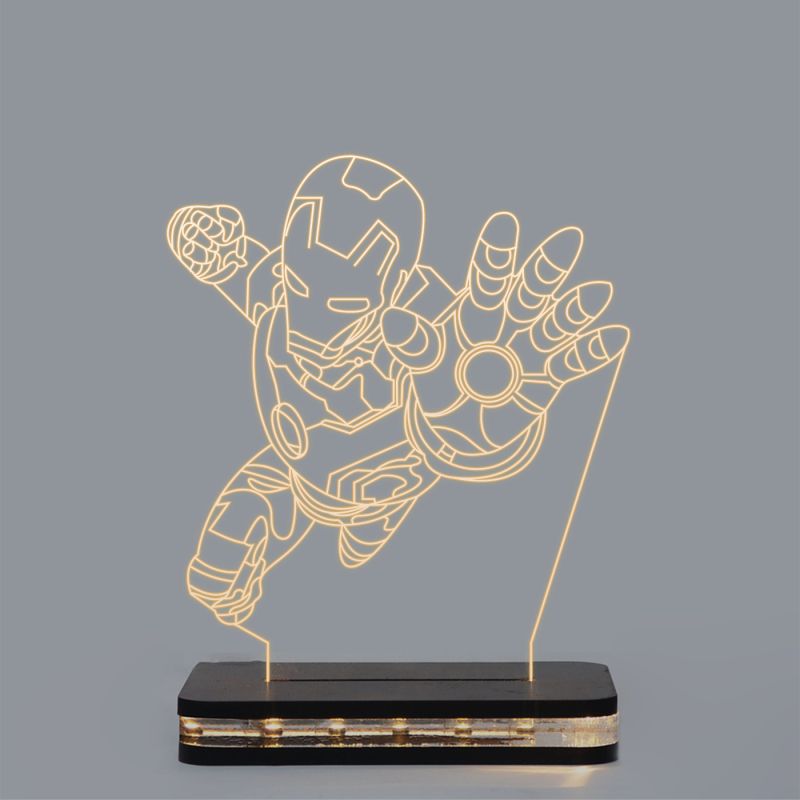 Iron-Man Character Design Night Lamp