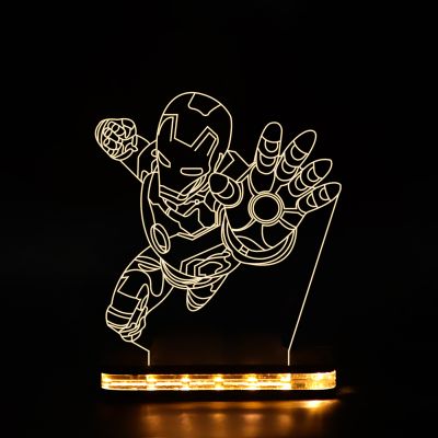 Iron-Man Character Design Night Lamp