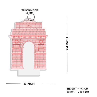 3D India Gate Design Structure Night Lamp
