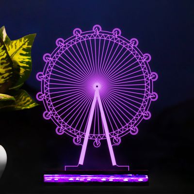 Ferris Wheel Amusement Ride Design Night Lamp