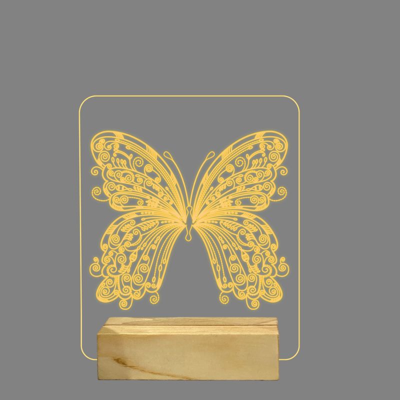 Butterfly Design Night Lamp