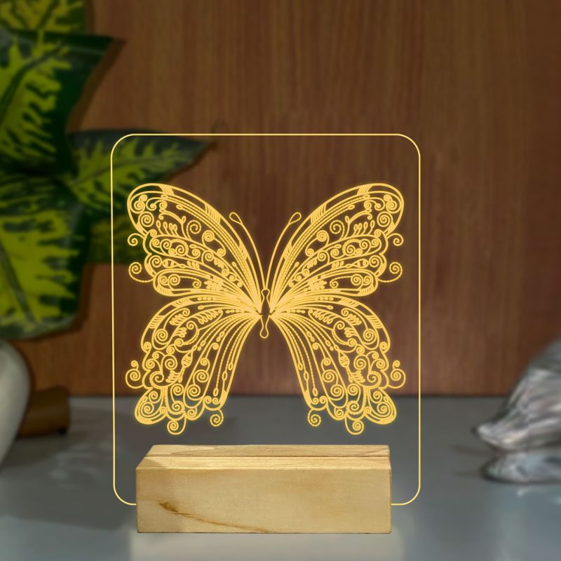 Butterfly Design Night Lamp