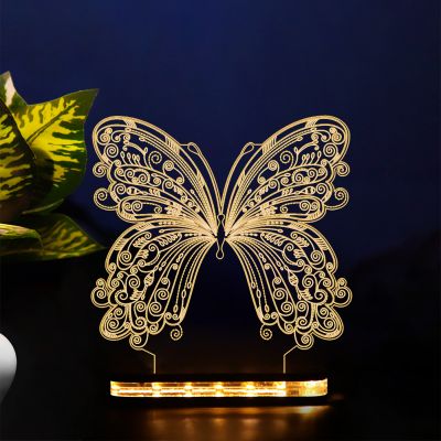 Butterfly Design Night Lamp