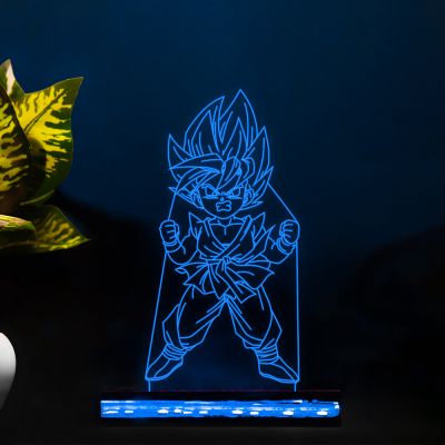 Kid Goten From Dragon Ball Z Character Design Night Lamp