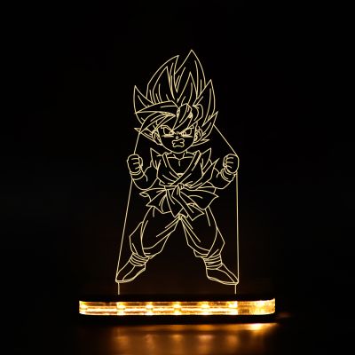 Kid Goten From Dragon Ball Z Character Design Night Lamp