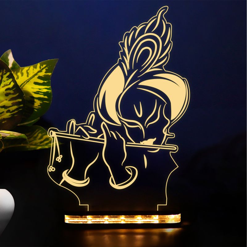 Lord Krishna Ji Design Night Lamp