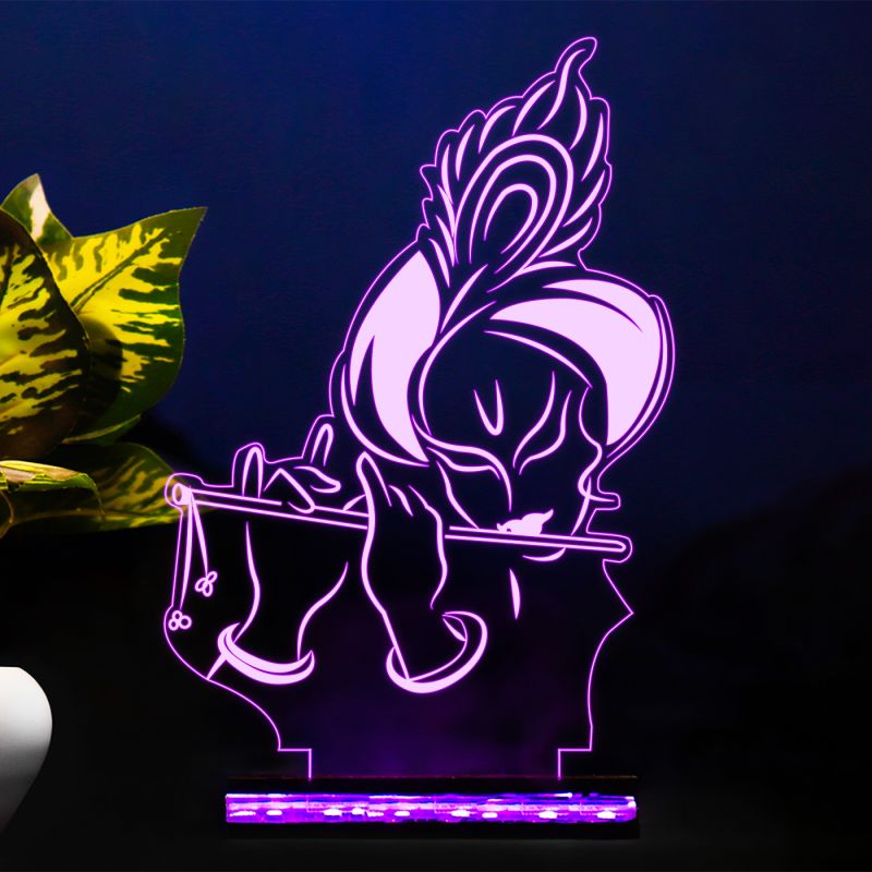 Lord Krishna Ji Design Night Lamp