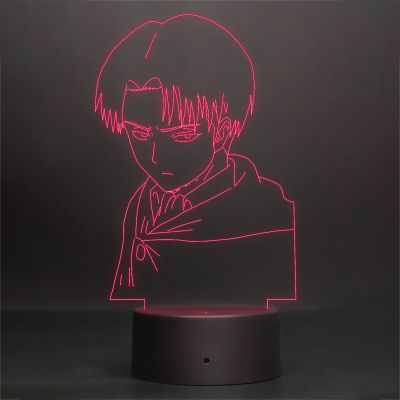 Levi Ackerman Anime character Design Night Lamp