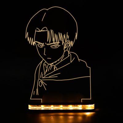 Levi Ackerman Anime character Design Night Lamp