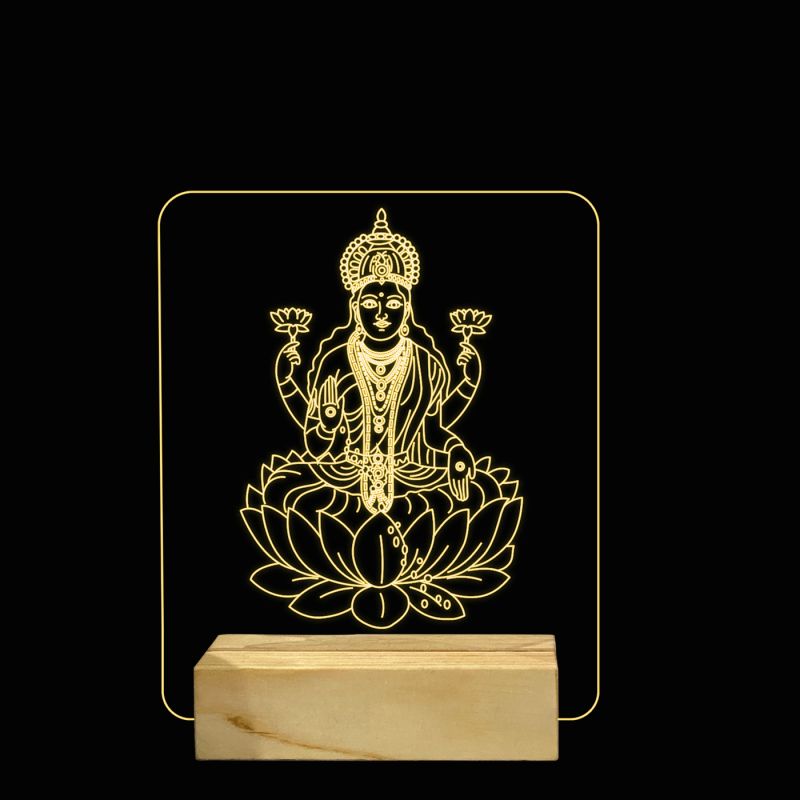 Mata Laxmi Ji Design Night Lamp