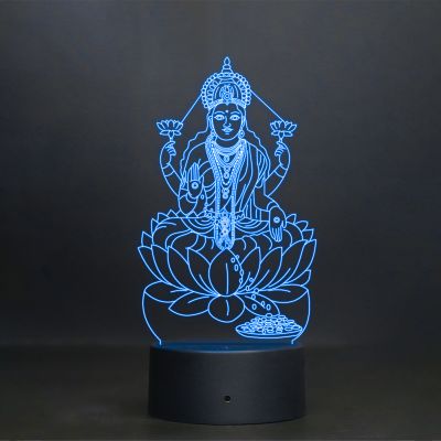 Mata Laxmi Ji Design Night Lamp