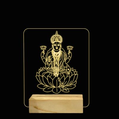 Mata Laxmi Ji Design Night Lamp