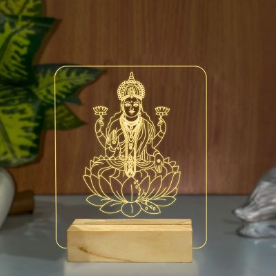 Mata Laxmi Ji Design Night Lamp