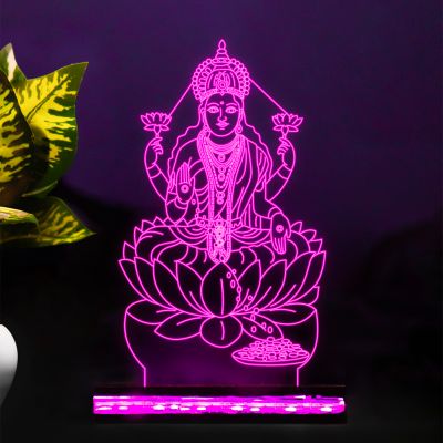 Mata Laxmi Ji Design Night Lamp