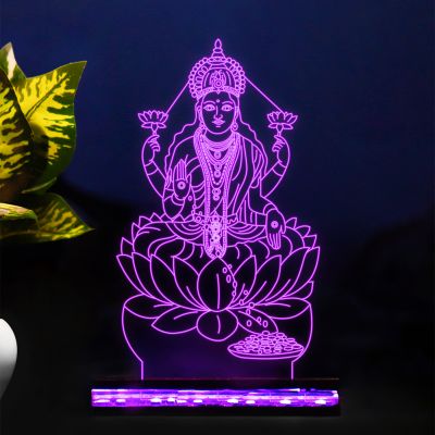 Mata Laxmi Ji Design Night Lamp