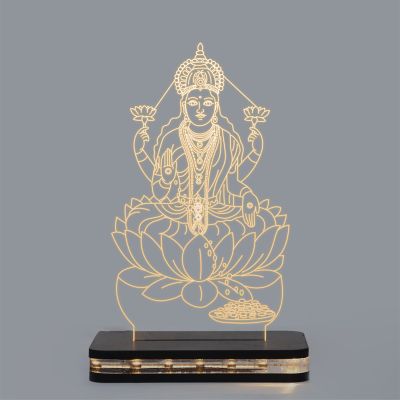 Mata Laxmi Ji Design Night Lamp