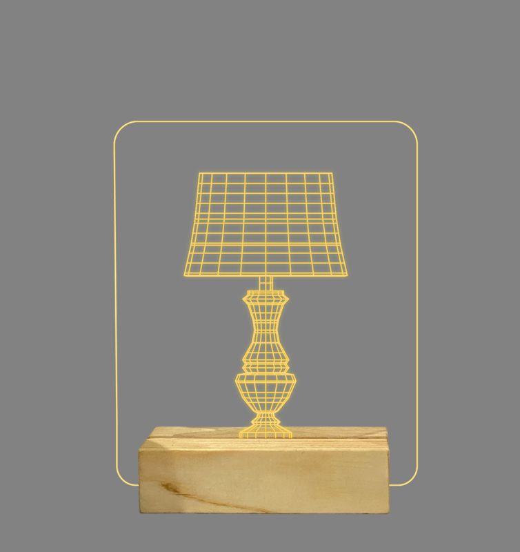 3D Illusion Lamp Design Night Lamp