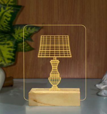 3D Illusion Lamp Design Night Lamp