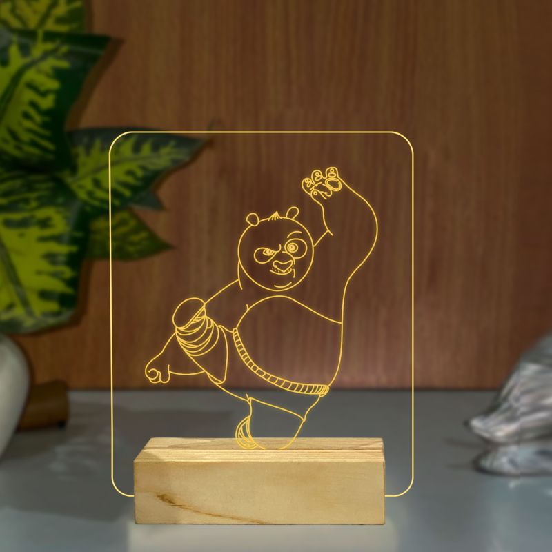 Kung Fu Panda Character Design Night Lamp