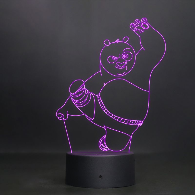 Kung Fu Panda Character Design Night Lamp