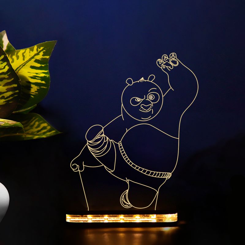 Kung Fu Panda Character Design Night Lamp